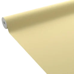 Fashion Papier peint intissé FLORENTINE coloris Jaune beurre - Papiers Peints