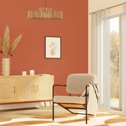 Online Papier peint intissé OPAL coloris terracotta - Papiers Peints