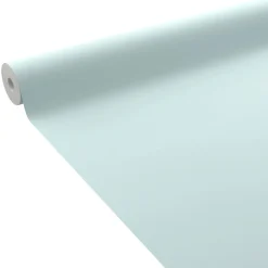 New Papier peint intissé OPAL coloris bleu aqua - Papiers Peints