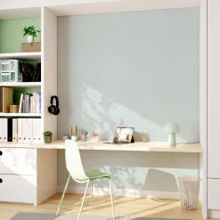 Fashion Papier peint intissé CARO coloris vert d'eau - Papiers Peints