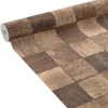 Discount Papier peint intissé WOOD CASE coloris Brun bois - Papiers Peints