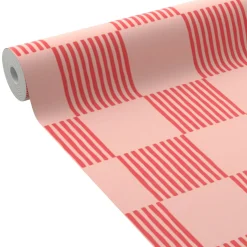 Best Papier peint intissé DAMIEN coloris rose poudré - Papiers Peints