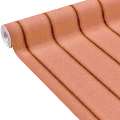 Fashion Papier peint intissé FLOYD coloris terracotta - Papiers Peints