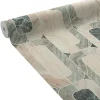 Outlet Papier peint intissé NARCISSE coloris vert de gris - Papiers Peints