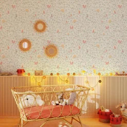 Best Papier peint intissé FOREST LAND coloris blanc - Enfant Papiers Peints Enfant|Papiers Peints