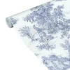 Best Papier peint intissé JOUY coloris bleu indigo - Papiers Peints