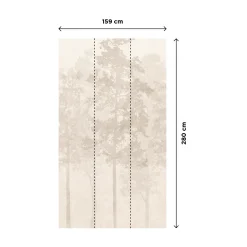 Clearance Papier peint panoramique L BELLEME 159 x 280 cm - Papiers Peints Panoramiques|Papiers Peints
