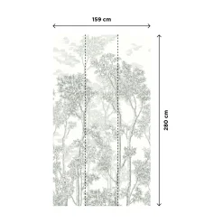 Clearance Papier peint panoramique L ERNEST TREE 159 x 280 cm - Papiers Peints Panoramiques|Papiers Peints