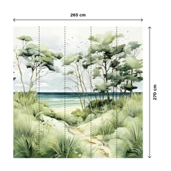 Discount Papier peint panoramique XL MARINELLA 265 x 270 cm - Papiers Peints Panoramiques|Papiers Peints