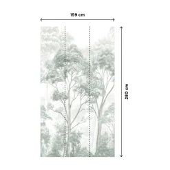 Clearance Papier peint panoramique L LEONARD 159 x 280 cm - Papiers Peints Panoramiques|Papiers Peints