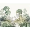 Discount Papier peint panoramique XL BEAULIEU 371 x 280 cm vert - Papiers Peints Panoramiques|Papiers Peints