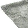 Clearance Papier peint vinyle YUCCA coloris vert de gris - Papiers Peints