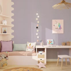 Online Papier peint vinyle PODIUM coloris parme - Papiers Peints