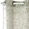 Sale Rideau Lin IPSA coloris eucalyptus 140 x 280 cm - Rideaux