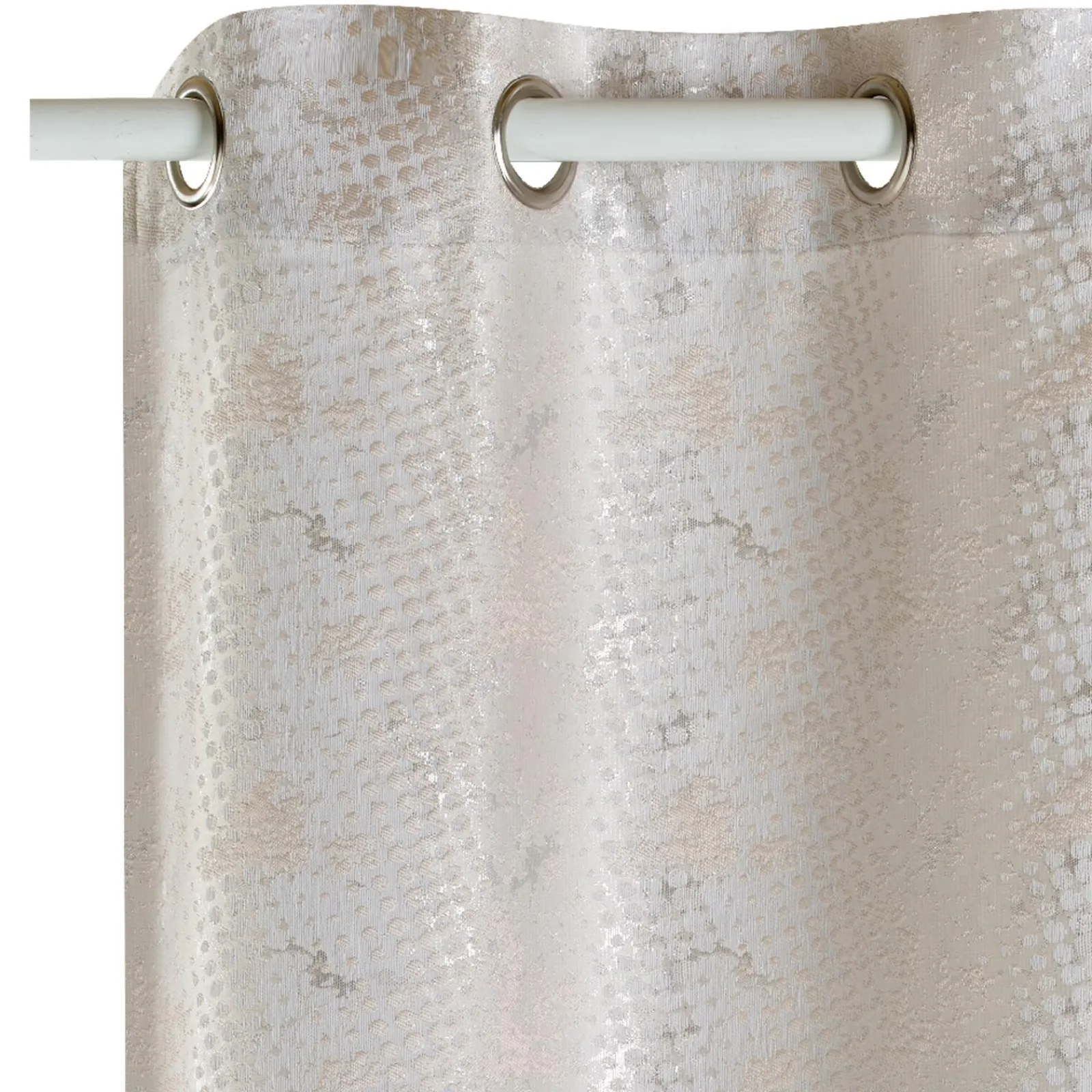 Clearance Rideau OXIA coloris écru 140 x 260 cm - Rideaux