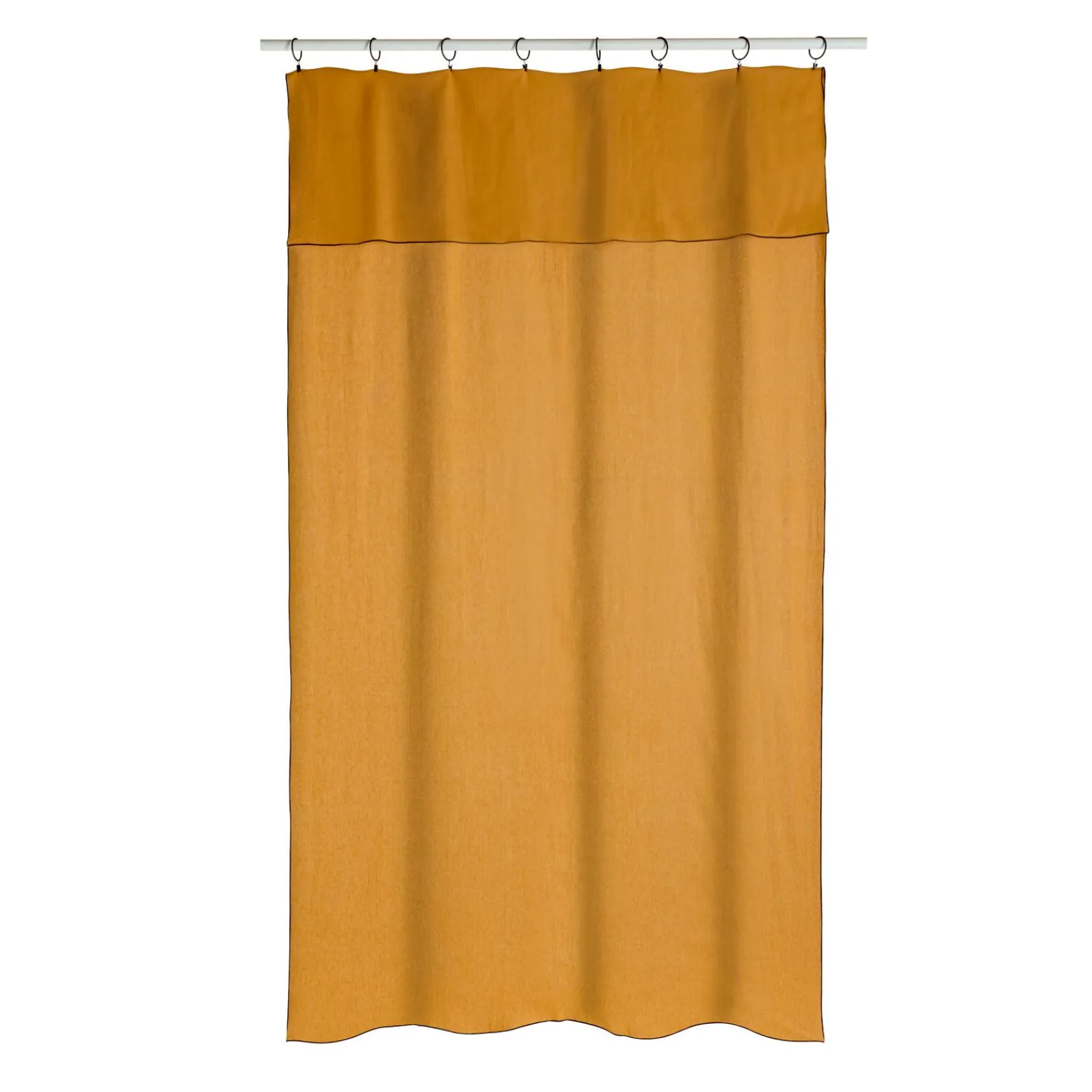 Hot Rideau SIFNOS coloris ocre jaune 140 x 290 cm - Rideaux