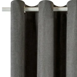 Discount Rideau thermique KINLEY coloris gris 140 x 260 cm - Rideaux