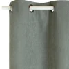 Discount Rideau thermique KINLEY vert de gris 140 x 260 cm - Rideaux