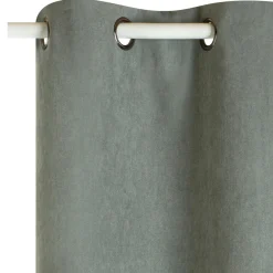Discount Rideau thermique KINLEY vert de gris 140 x 260 cm - Rideaux