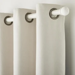 Fashion Rideau thermique TROMSO blanc cassé 250 x 260 cm - Rideaux