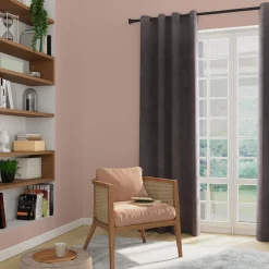 New Rideau VELVET coloris gris anthracite 140 x 260 cm - Rideaux
