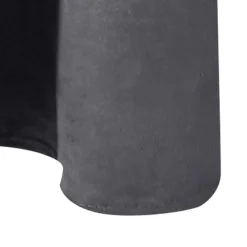 New Rideau VELVET coloris gris anthracite 140 x 260 cm - Rideaux