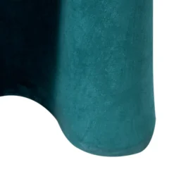 Hot Rideau VELVET coloris bleu paon 140 x 260 cm - Rideaux