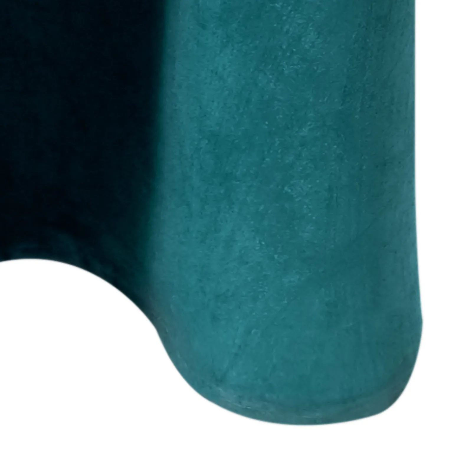 Hot Rideau VELVET coloris bleu paon 140 x 260 cm - Rideaux