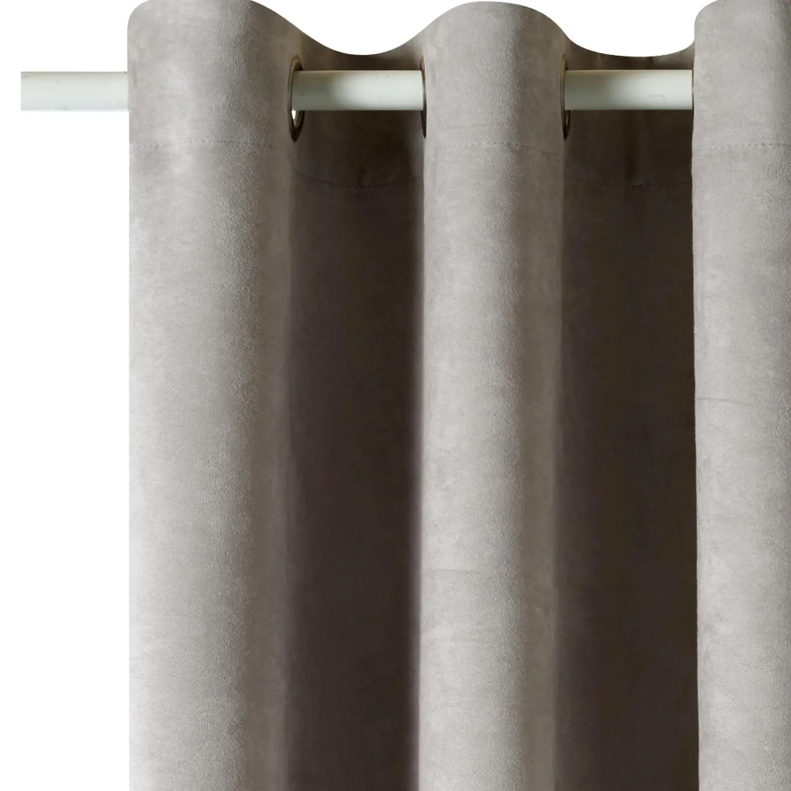 Outlet Rideau VELVET coloris perle 140 x 260 cm - Rideaux