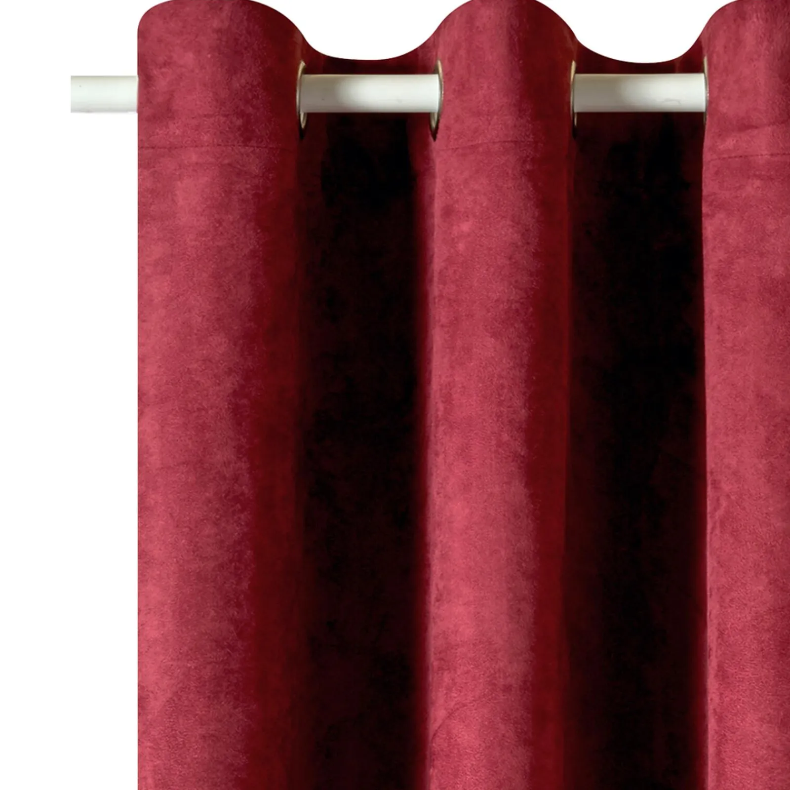 Hot Rideau VELVET coloris marsala 140 x 260 cm - Rideaux