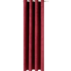 Hot Rideau VELVET coloris marsala 140 x 260 cm - Rideaux