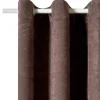 Clearance Rideau VELVET coloris taupe 140 x 260 cm - Rideaux