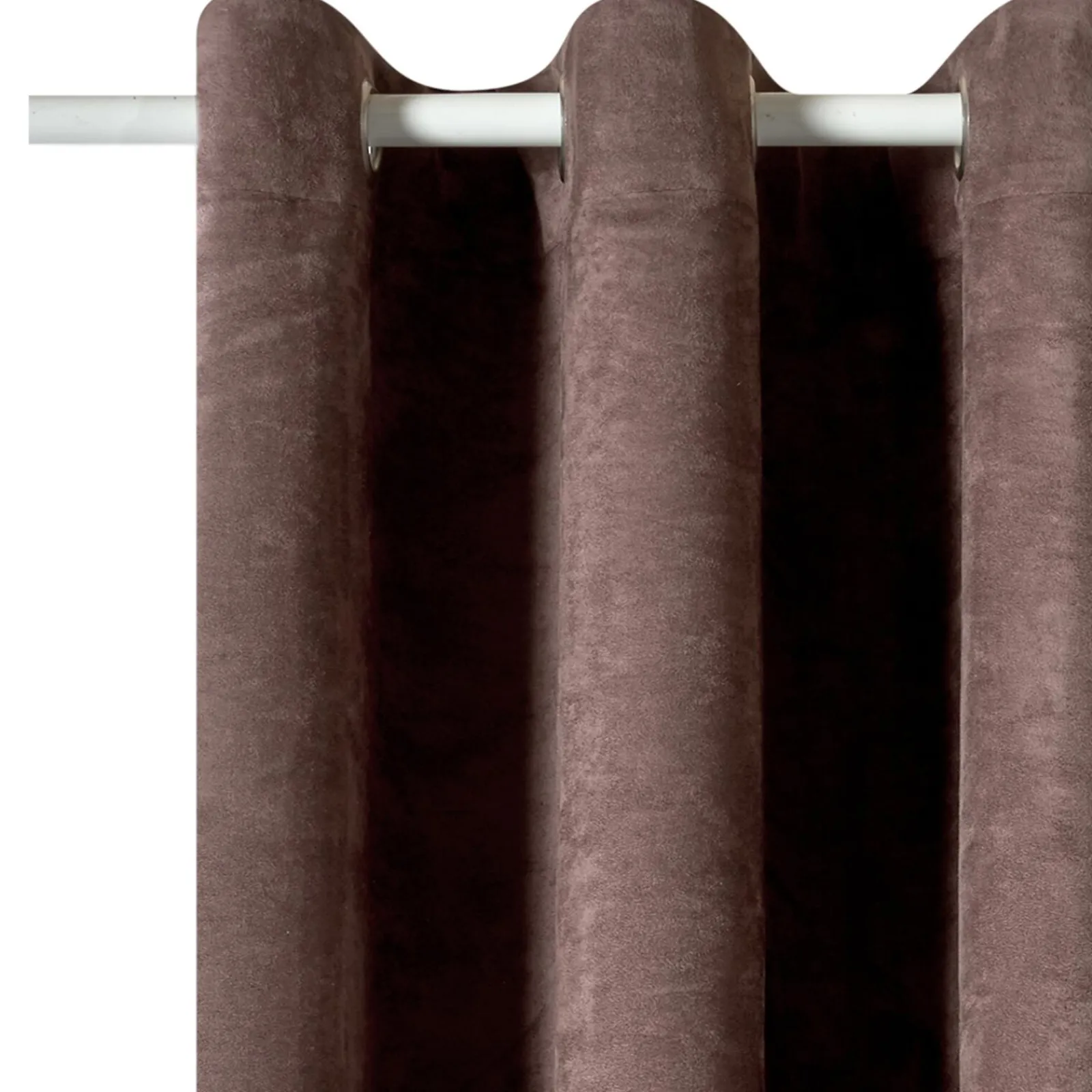 Clearance Rideau VELVET coloris taupe 140 x 260 cm - Rideaux