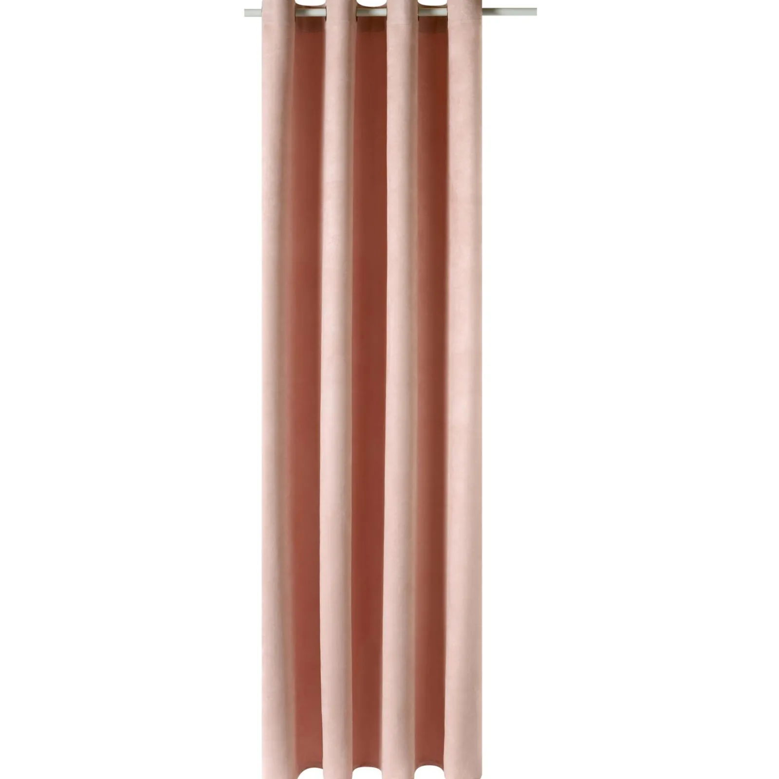 Sale Rideau VELVET coloris blush 140 x 260 cm - Rideaux