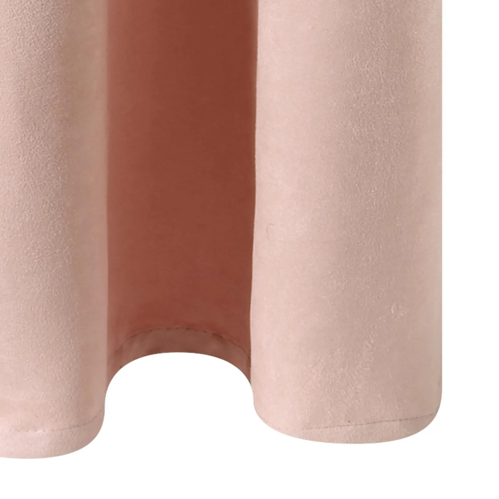Sale Rideau VELVET coloris blush 140 x 260 cm - Rideaux