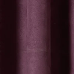 Outlet Rideau VELVET coloris prune 140 x 260 cm - Rideaux