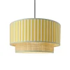 Outlet Suspension RIVIERA coloris ocre 20 x 38 cm - Enfant Luminaires Enfant|Suspensions