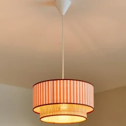 Clearance Suspension RIVIERA coloris terracotta 20 x 38 cm - Enfant Luminaires Enfant|Suspensions