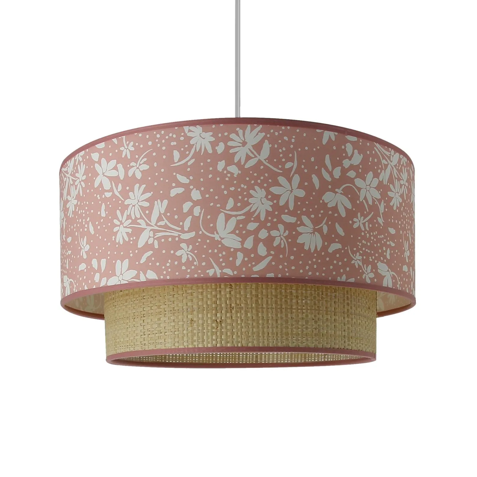 Online Suspension ZOÉ coloris rose doux 20 x 38 cm - Suspensions