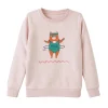 Fashion Sweat sans capuche CHACHAT coloris Rose chiné - Vêtements