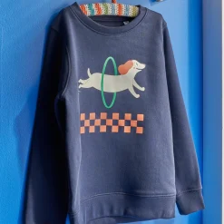 Hot Sweat sans capuche CHACHIEN coloris bleu marine - Vêtements