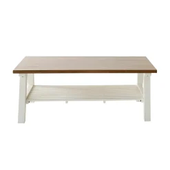 Best Table basse ETRETAT coloris naturel 60 x 120 cm - Tables