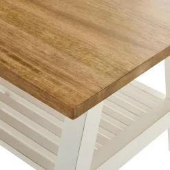 Best Table basse ETRETAT coloris naturel 60 x 120 cm - Tables