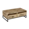Online Table basse KHAN coloris manguier 60 x 110 cm - Tables