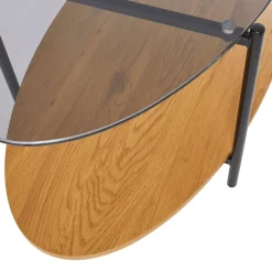 Fashion Table basse NASH coloris noir 109 x 42 cm - Tables