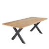 Hot Table de salle à manger KHAN naturel 220 x 100 cm - Tables