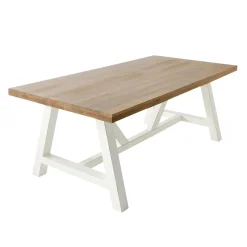 Hot Table de salle à manger ETRETAT naturel 100 x 200 cm - Tables