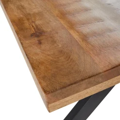 New Table de salle à manger KHAN naturel 180 x 100 cm - Tables