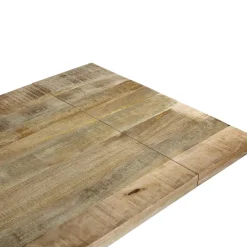 Clearance Table extensible KHAN coloris manguier 100 x 180 cm - Tables