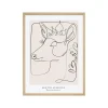 Online Tableau BICHE coloris rose et blanc - Tableaux Et Affiches